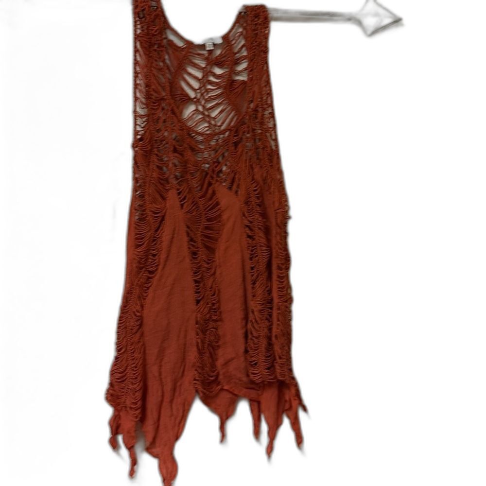 Umgee Orange swim cover up or top s/m